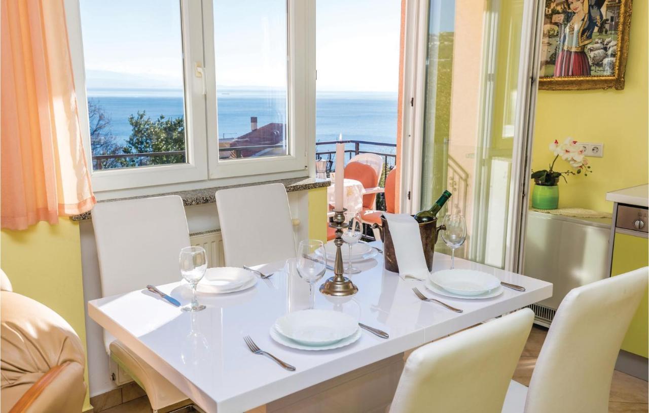 Stunning Apartment In Volosko With House Sea View Eksteriør billede